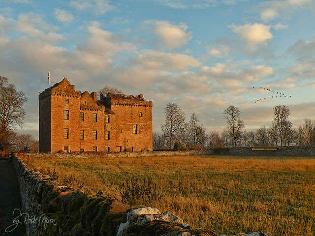 Huntingtower Castle at Sunrise